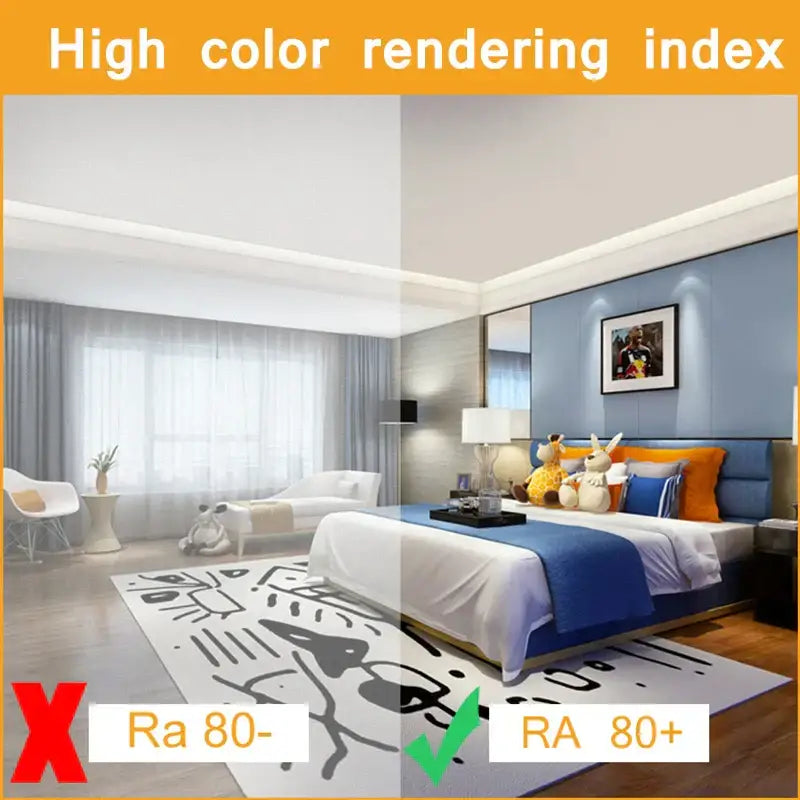 White and green led highlight lamps home decor bedroom bulbs