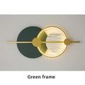 Modern gold and black marble led home wall lamp living room