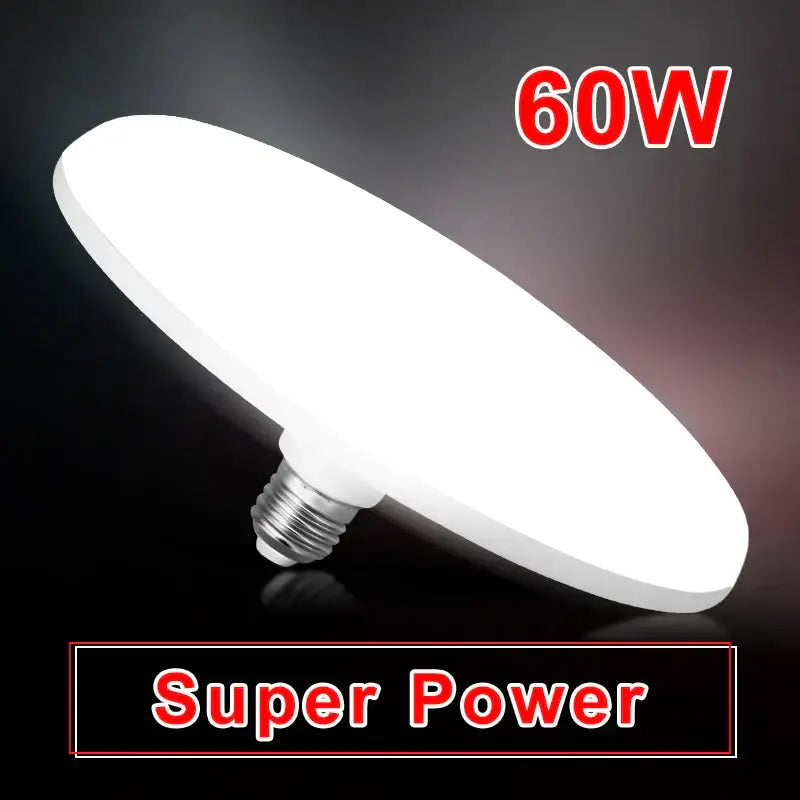 Modern white ufo led ceiling lamp living room 60w bulb