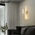 Modern black mesh rod led wall sconce light for living room