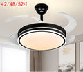 Modern led invisible fan lamp for bedroom and living room