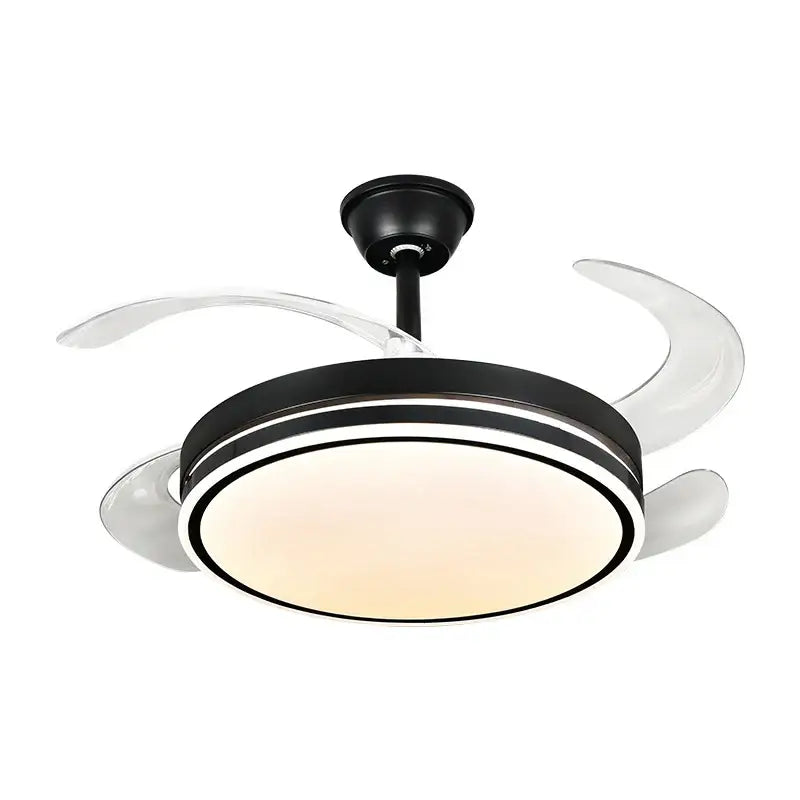 Modern led invisible fan lamp for bedroom and living room