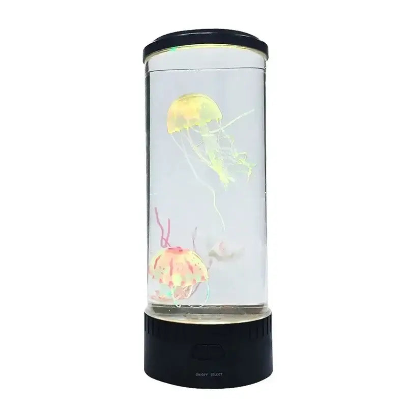 Blue and purple led jellyfish lamp bedroom mood light