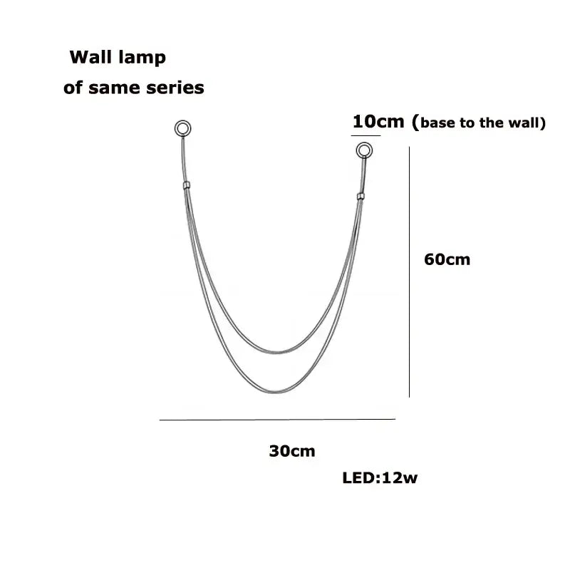 Silver-toned minimalist wall lamp with v-shaped design and curved arms for living room trendy diy flexible leather belt décor