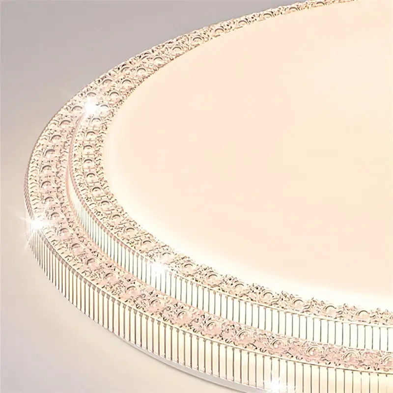 Modern crystal led luxury ceiling light for living room decor