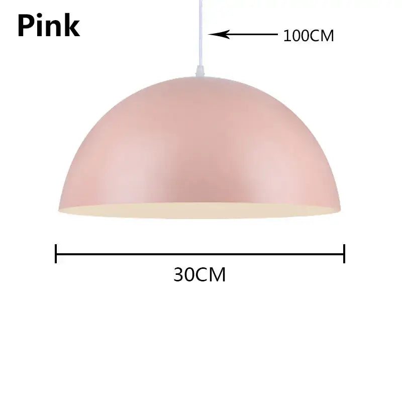 Modern pastel led macaron pendant light for bedroom and dining room
