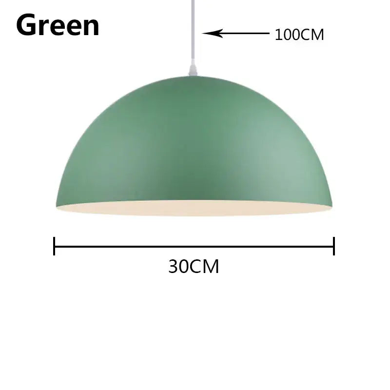 Modern pastel led macaron pendant light for bedroom and dining room