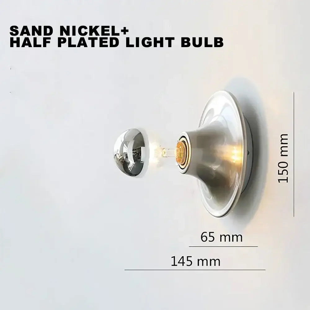Retro ceramic led macaron wall lamp bedroom sconce lighting