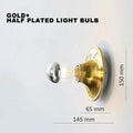 Retro ceramic led macaron wall lamp bedroom sconce lighting