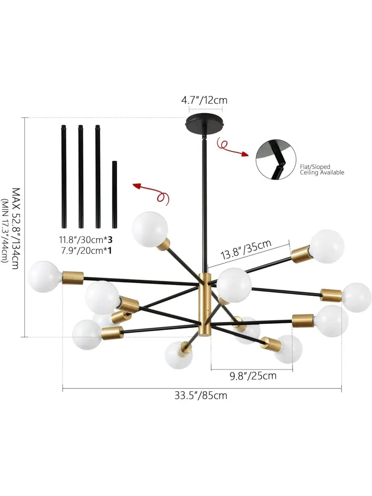 DecorBites™ LED Magic Bean Chandelier for Indoor Lighting