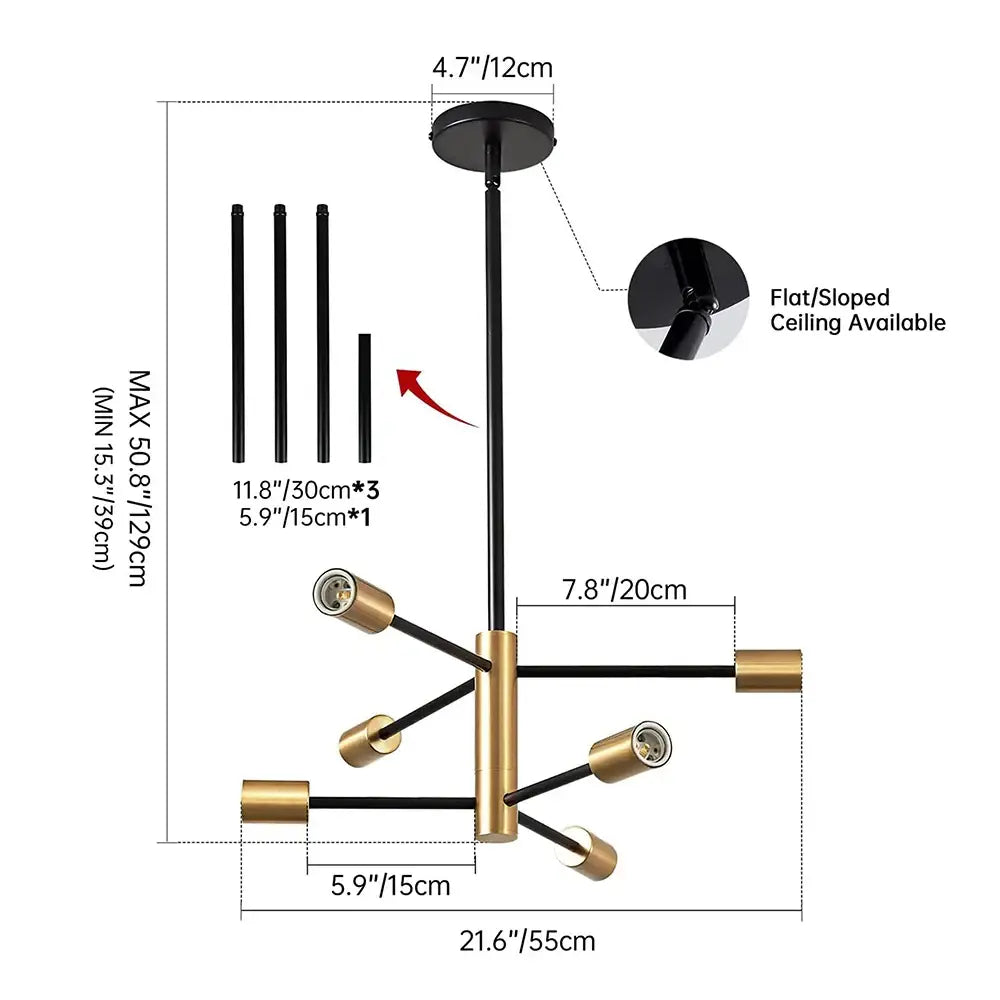 DecorBites™ LED Magic Bean Chandelier for Indoor Lighting