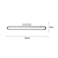 Minimalist white & black magnetic desk lamp bedroom reading light
