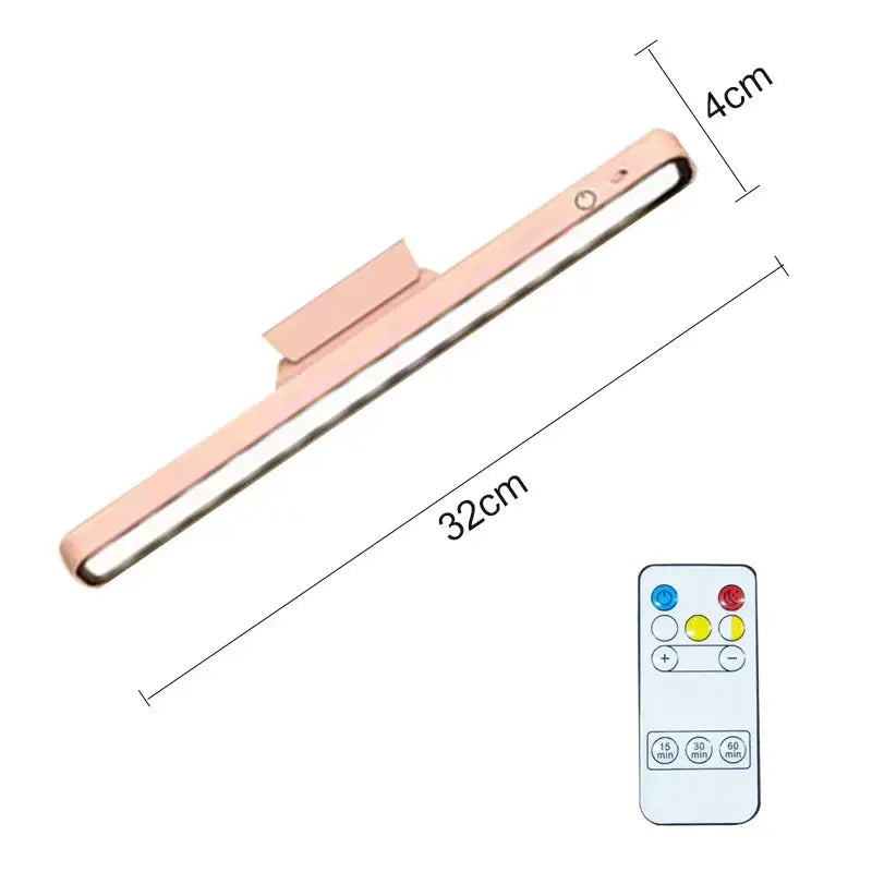Minimalist white & black magnetic desk lamp bedroom reading light