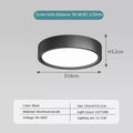 Ultra slim white minimalist ceiling light bedroom modern led lamp