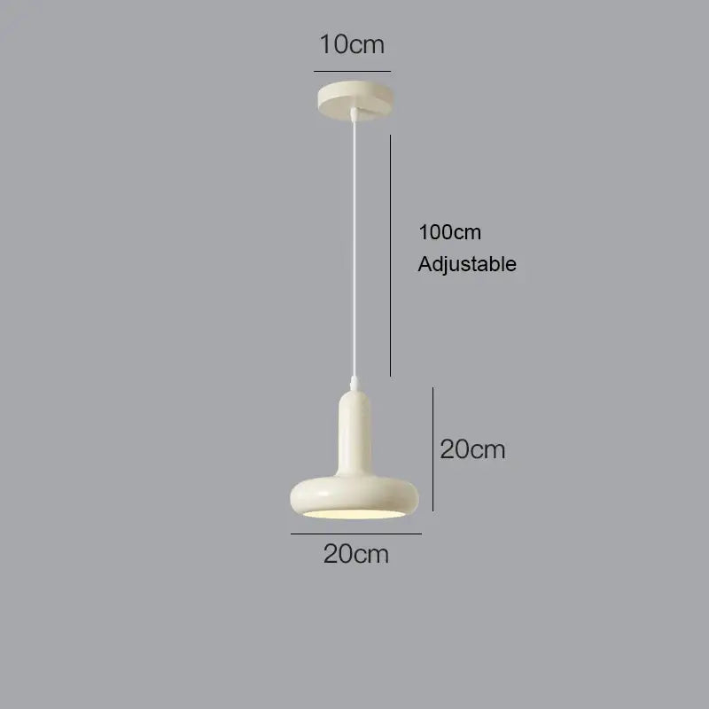 Minimalist nordic pendant ceramic led chandelier for living room