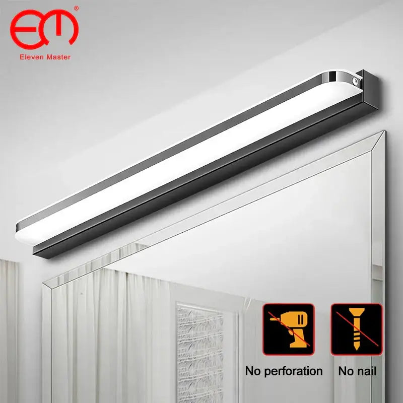 Modern chrome led mirror light – bathroom vanity lighting