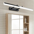 Modern black & chrome led mirror light bathroom wall lamp