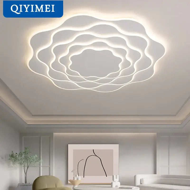 Modern white cloud led ceiling light bedroom home decor