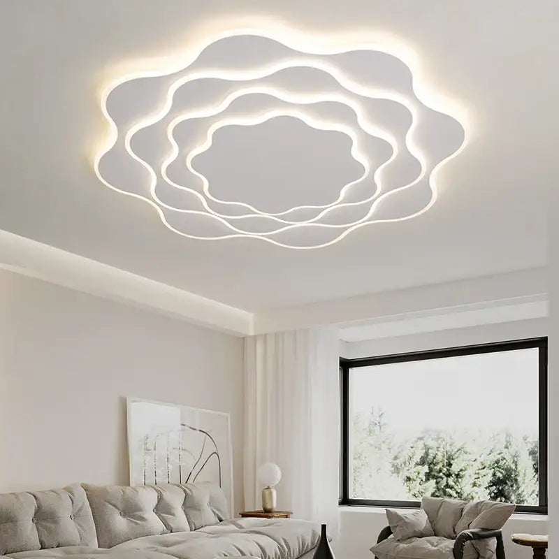 Modern white cloud led ceiling light bedroom home decor