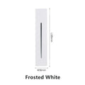 Modern silver led motion sensor wall lamps bedroom decor lighting