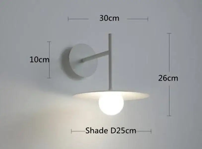 Minimalist black led movable arm wall lamp bedroom sconce