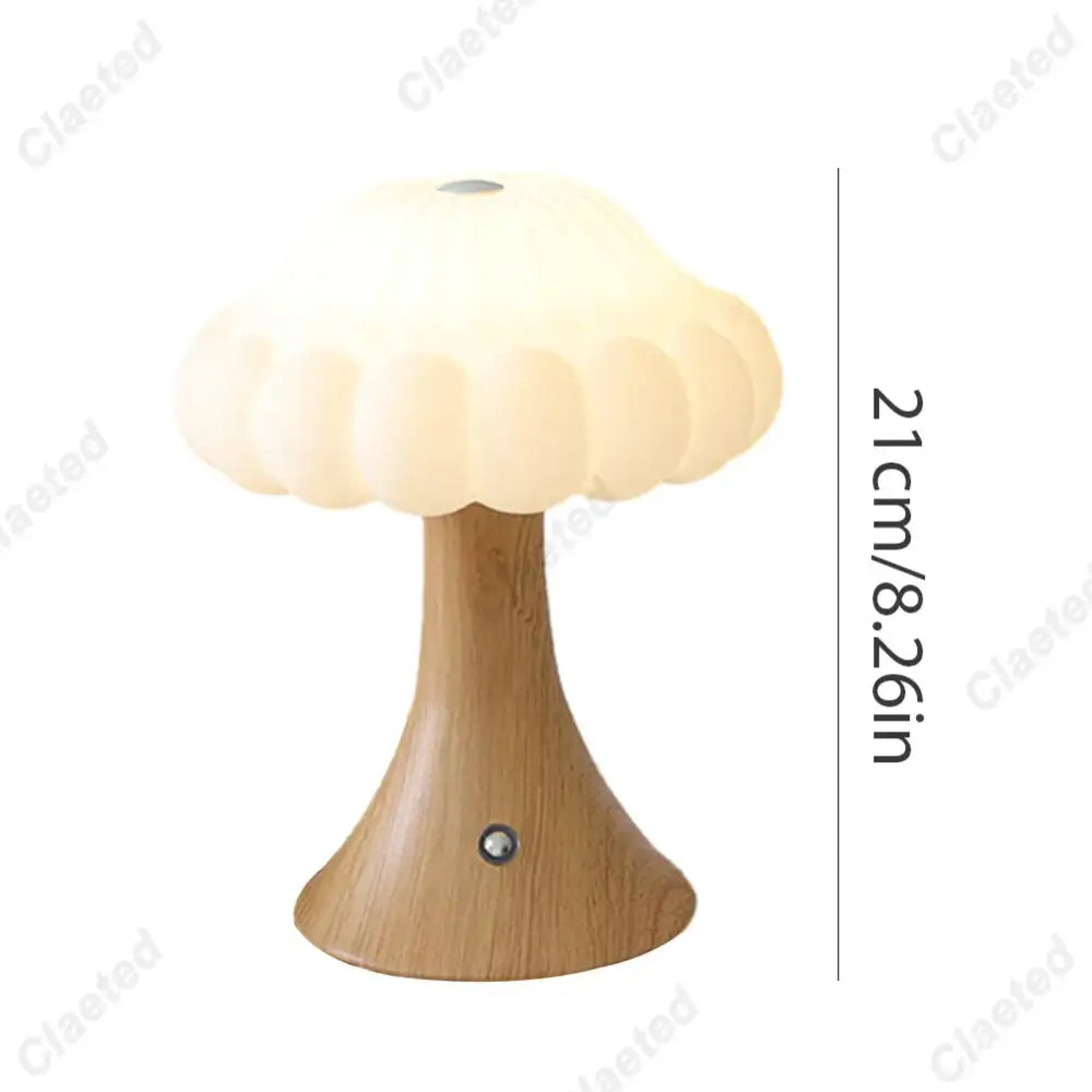 Modern multi color mushroom night light bedroom lamp