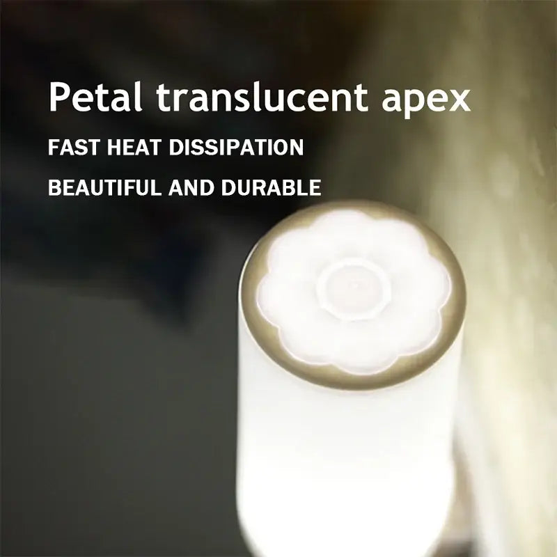 Modern cylindrical yellow led night light bedroom wall lamp dimmable