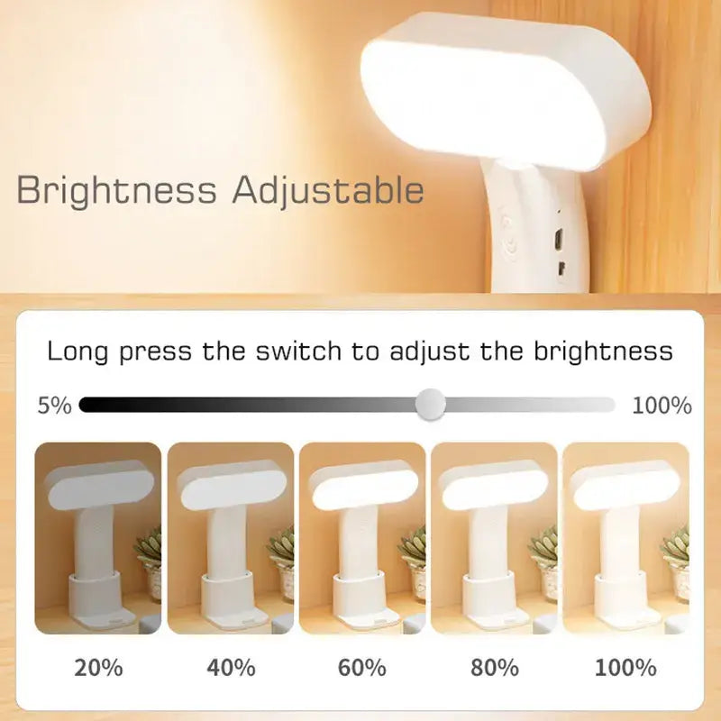 Modern white decorbites led nightlight bedroom table lamp