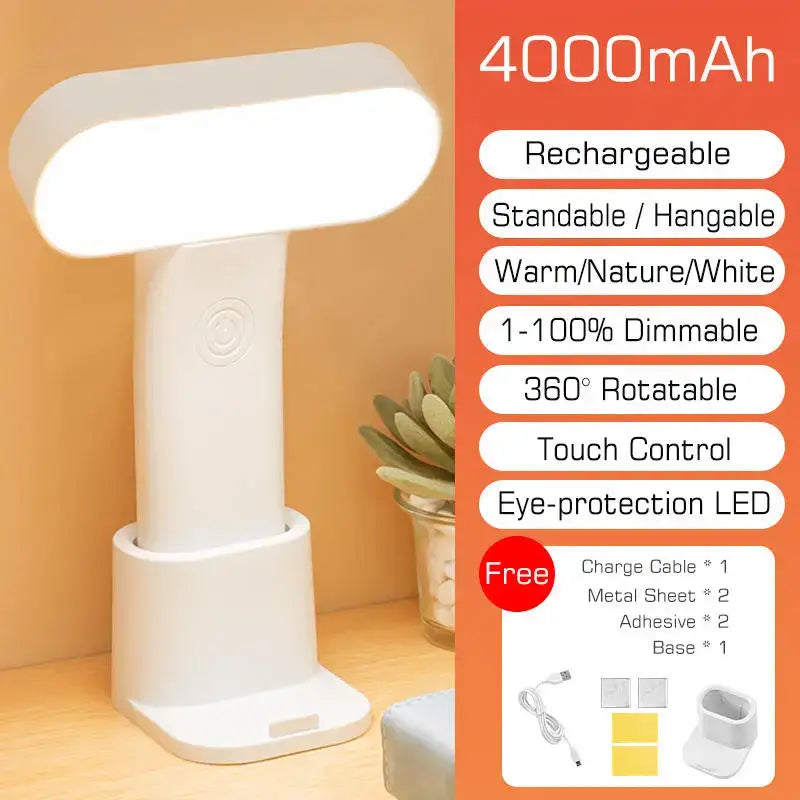 Modern white decorbites led nightlight bedroom table lamp