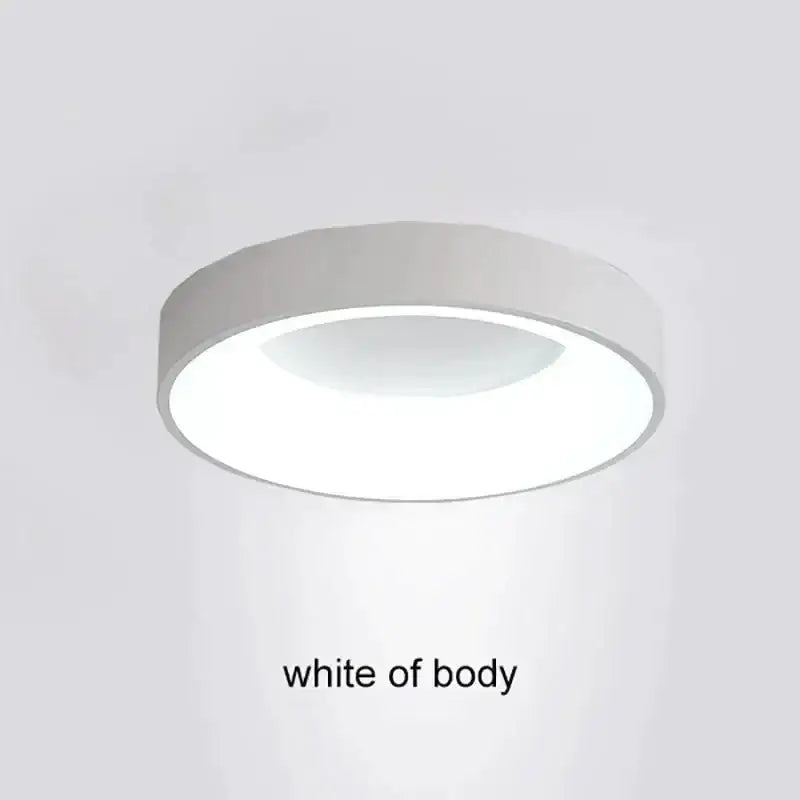 Modern white frosted glass led nordic ceiling light bedroom