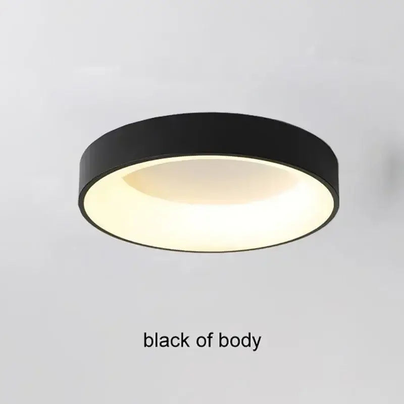 Modern white frosted glass led nordic ceiling light bedroom
