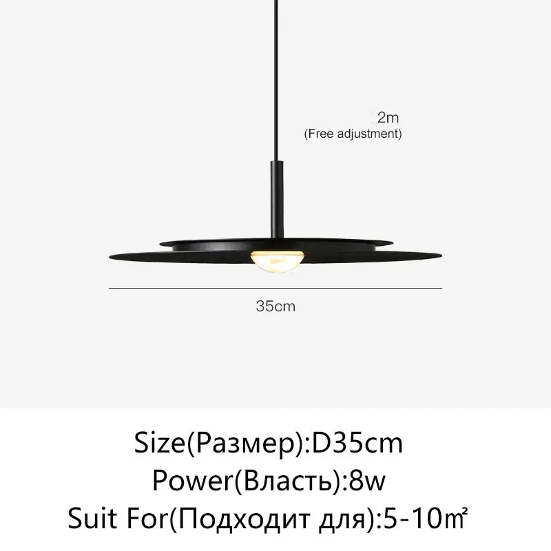 DecorBites™ LED Nordic Flying Saucer Chandelier - Modern Decor