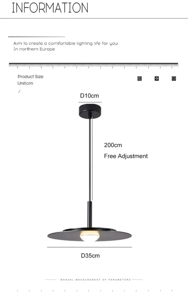 DecorBites™ LED Nordic Flying Saucer Chandelier - Modern Decor