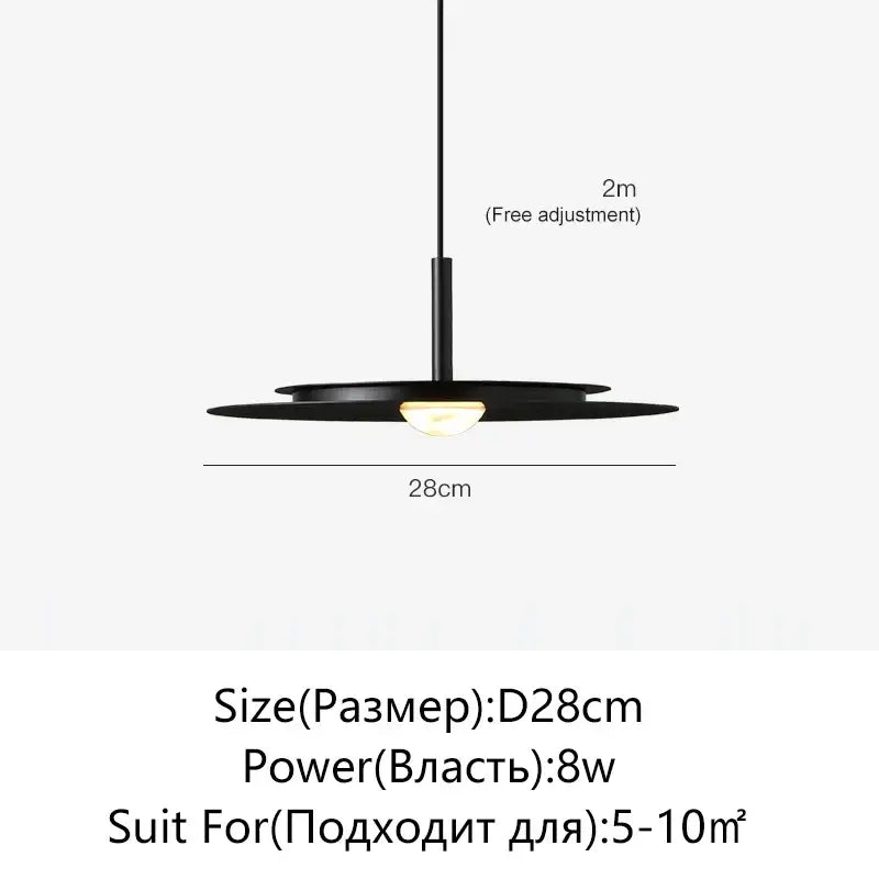 DecorBites™ LED Nordic Flying Saucer Chandelier - Modern Decor