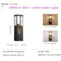 Modern black and gold mountain led outdoor wall lamp garden light