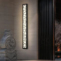 Modern black geometric outdoor wall lamp porch sconce light