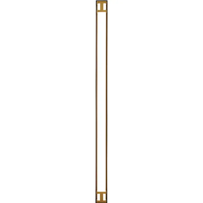Modern black & gold led outdoor wall lamp garden sconce