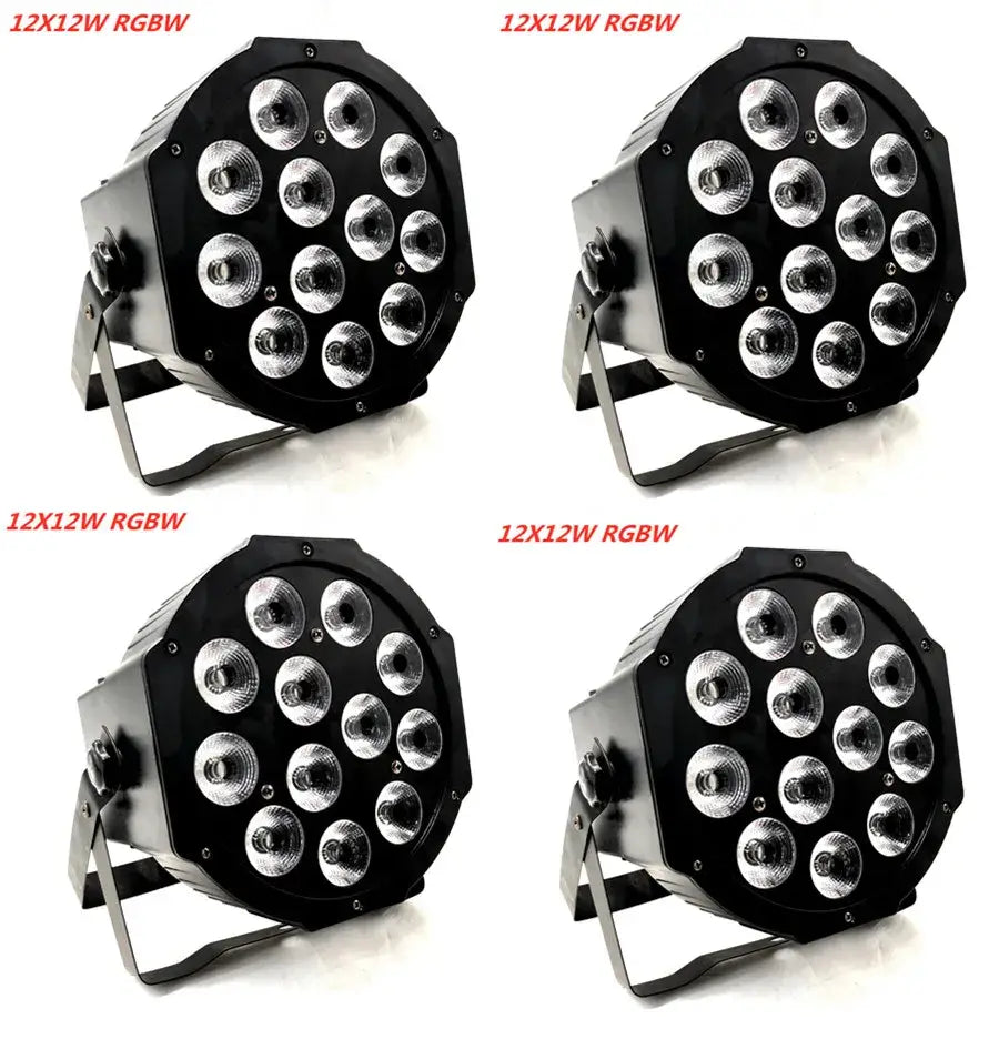 Black octagonal led par 12x18w stage light for party room
