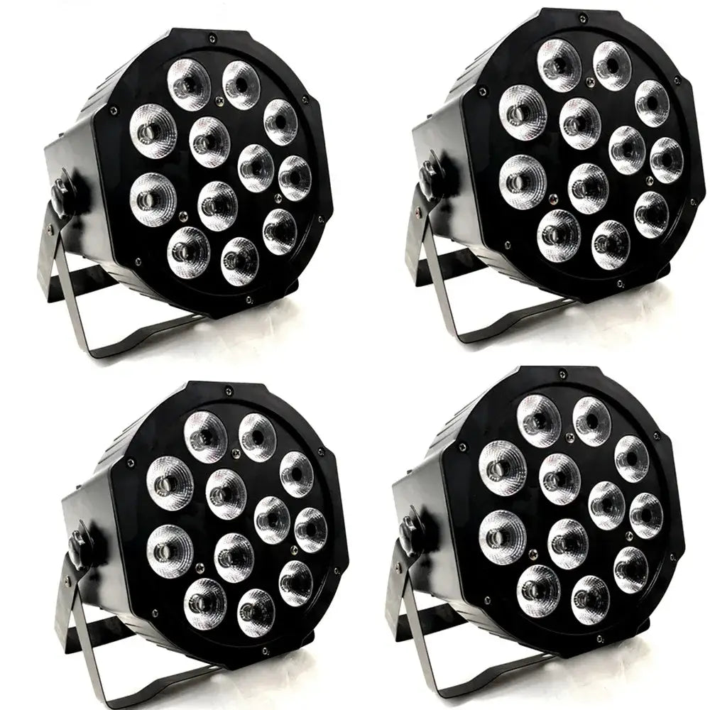 Black octagonal led par 12x18w stage light for party room