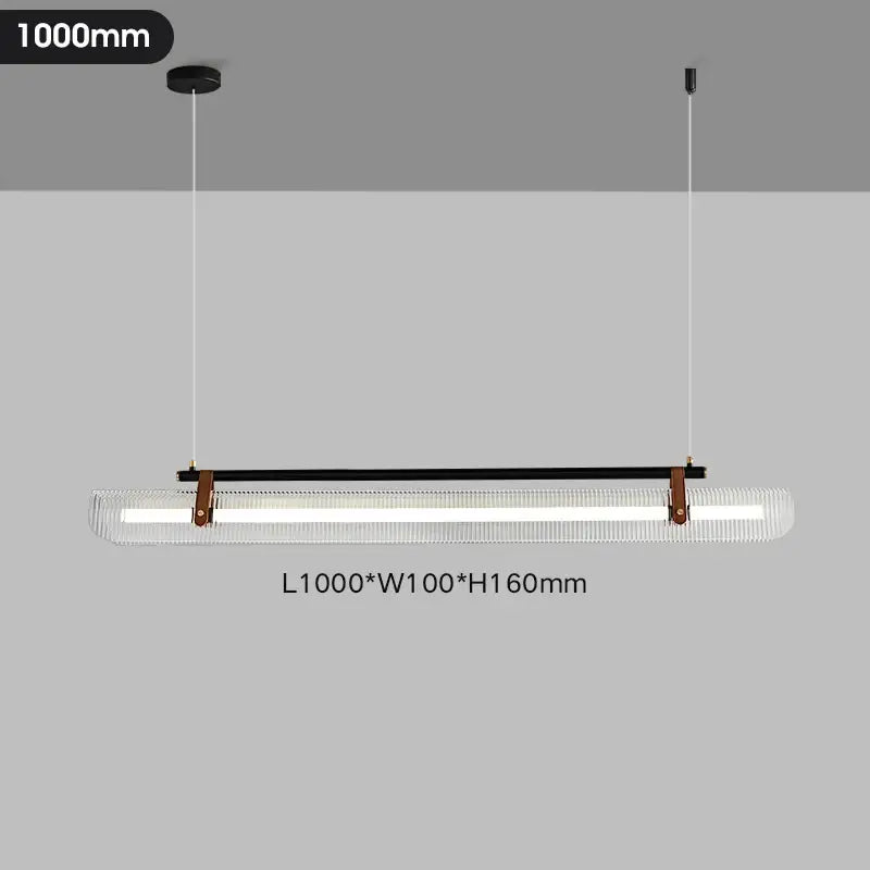 Modern brass textured glass led pendant lamp for dining room