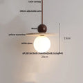 Modern white concrete led pendant lamp dining room lighting