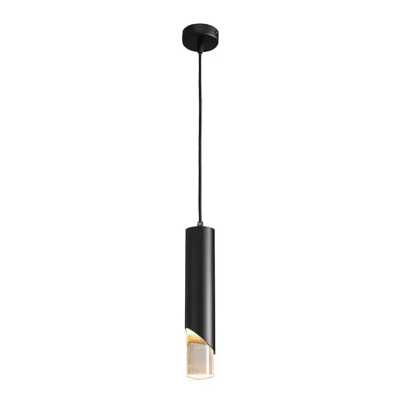 Modern black & gold led pendant lamps kitchen chandelier