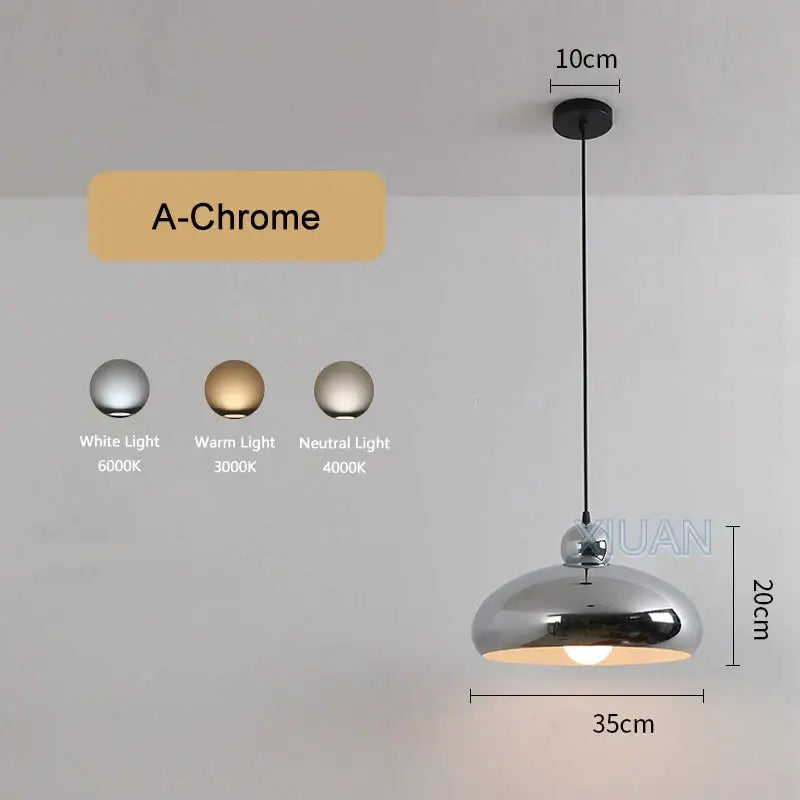 Modern ceramic led pendant lamps for dining room living room