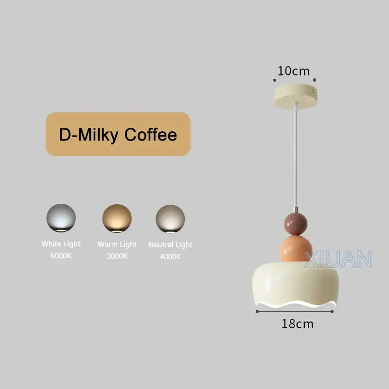 Modern ceramic led pendant lamps for dining room living room
