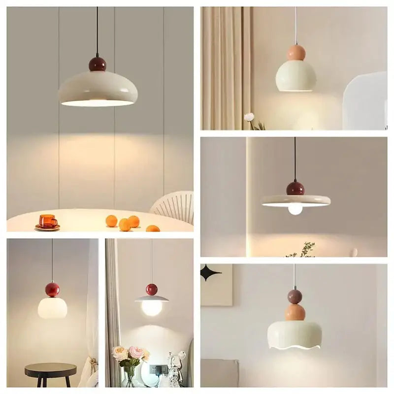 Modern ceramic led pendant lamps for dining room living room