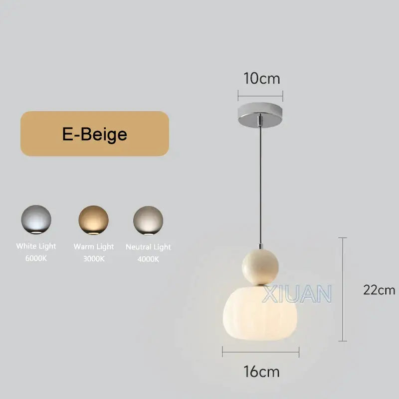 Modern ceramic led pendant lamps for dining room living room