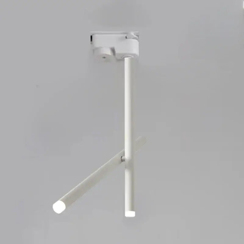 Minimalist white adjustable led pendant light for living room