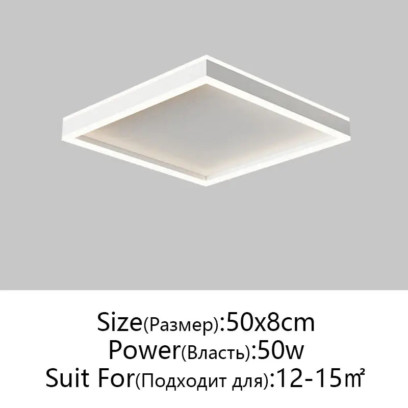 Modern black & white circular led pendant light dining room