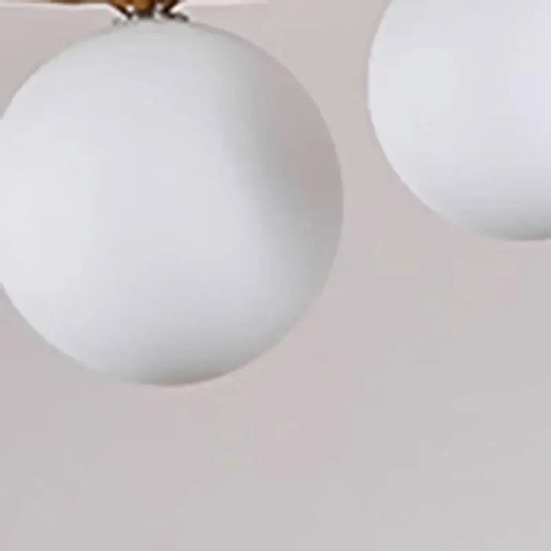 Modern brass multi orb led pendant light dining room