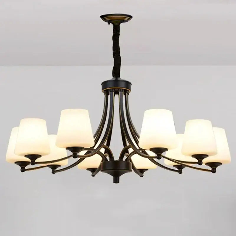 Modern gold rope led pendant light for dining room